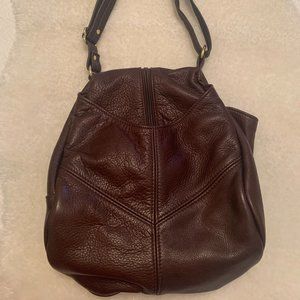 Elie Genuine Leather Cross body/shoulder bag Brown